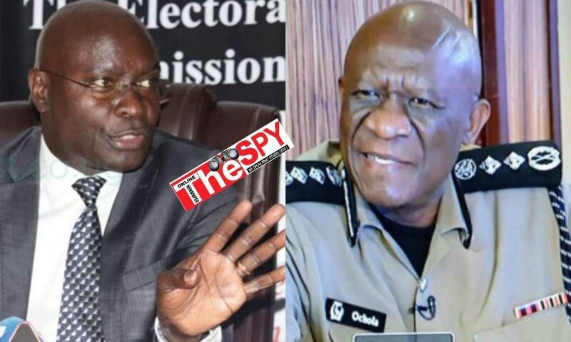 Sleepy EC Chairman Byabakama Finally Wakes Up, Writes To IGP Over Police Brutality Against Opposition Presidential Candidates