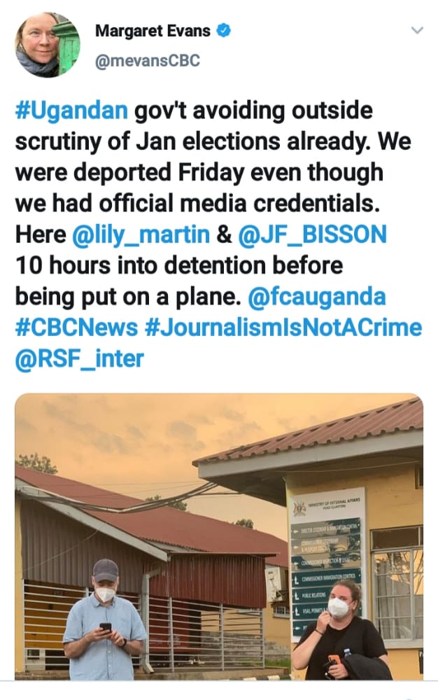 Mind Your Own Business! Gov't Deports Two International Journalists Ahead Of 2021 General Elections
