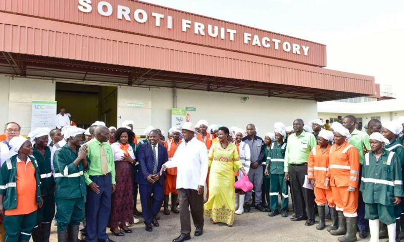 Museveni Commissions Multibillion Soroti Fruit Factory Employing Over 1000 Ugandans