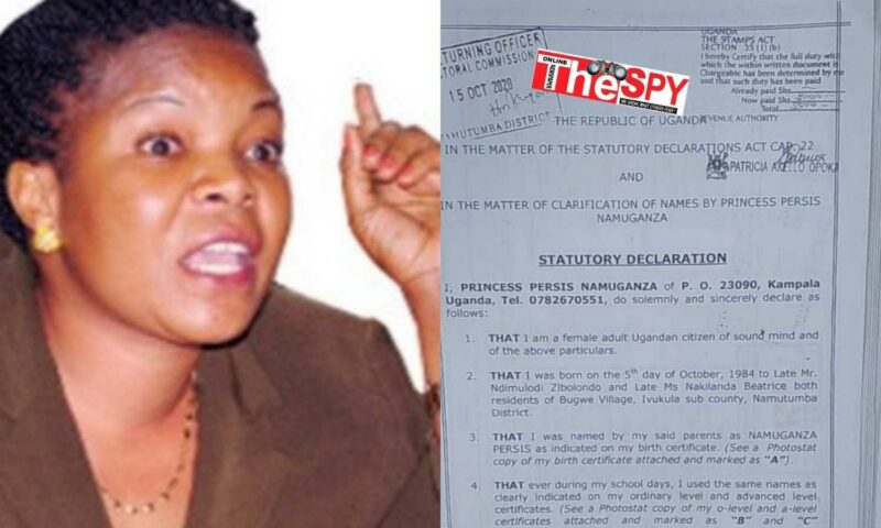 In Hot Soup! Was Minister Persis Namuganza Nominated On Forged Papers?