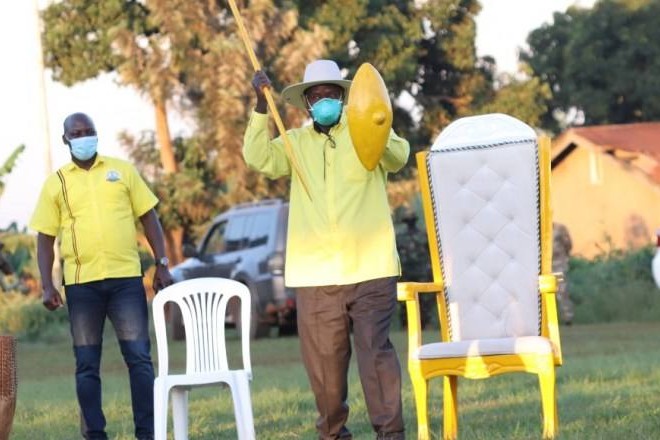 Museveni Urges Rakai People To Consider NRM Achievements & Vote Him