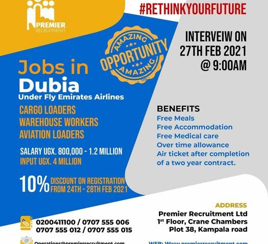Job Slots: Premier Recruitment Announces 10% Registration Discount For Dubai-Aviation Jobs