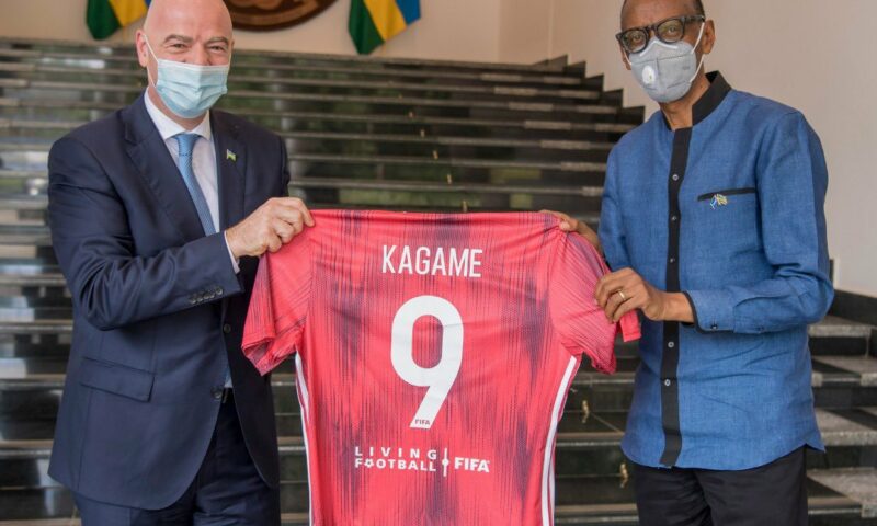 President Kagame’s Dream For Sports In East Africa Fulfilled As He Meets FIFA President Infantino