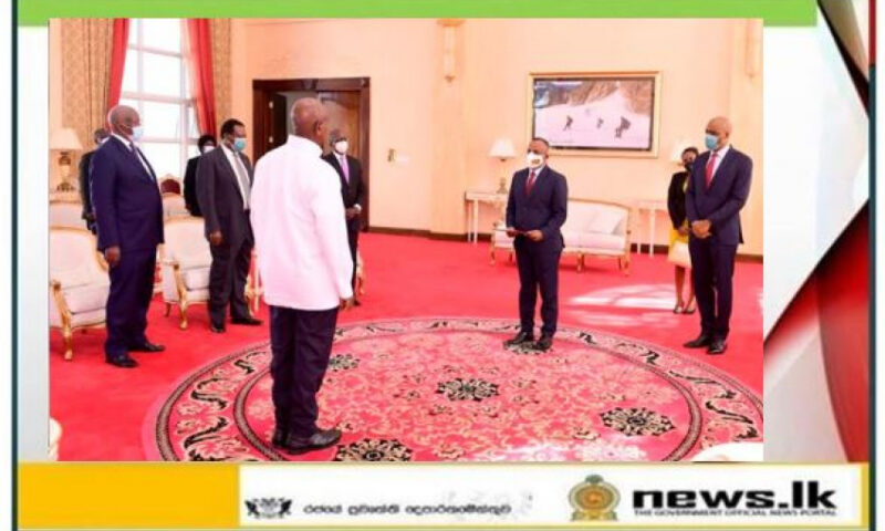Newly Appointed Sri Lanka High Commissioner Kananathan Meets Museveni, Presents His Credentials