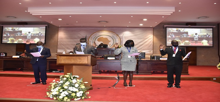 Ugandan Five Legislators Swear In At Pan African Parliament, Tasked To Promote Continental Pan Africanism