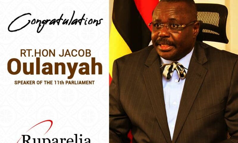 Ruparelia Group Congratulates Uganda’s Elected Speaker Of 11th Parliament Jacob Oulanyah