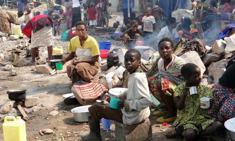 Thousands Starving In DRC Flee To Rwanda Amid Fear For Second Volcanic Eruptions