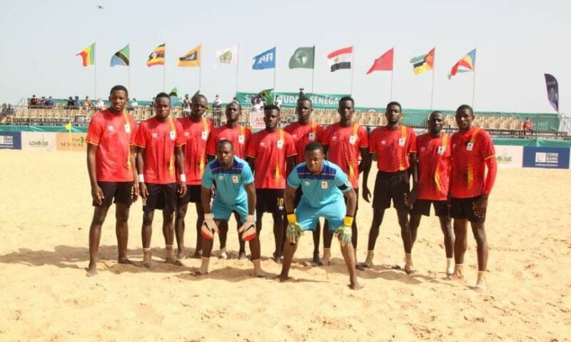 AFCON Beach Soccer 2021: Uganda Sand Cranes Edge Tanzania, Closer To Sealing Quarter Final Berth