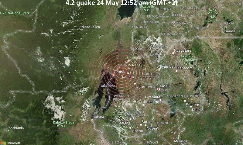 Mag. 4.2 Earthquake Puts Rwanda At Stand Still For 19 Minutes