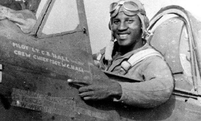 Meet Charles Hall, The 1st African Pilot To Shoot Down A Nazi Plane On This Day