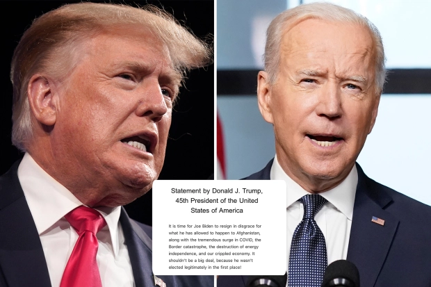 You Can’t Ashame USA With Such Bogus Defeat, Resign! Motormouthed Trump Blasts Confused Biden Over Afghanistan War