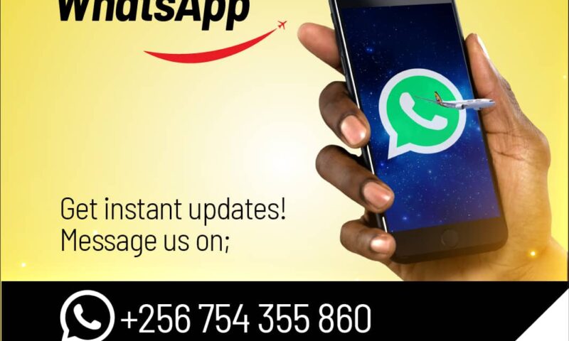 Don’t Move A Muscle, Book Online!- Uganda Airlines Introduces WhatsApp Number For Customers To Book Flights In Record Time!