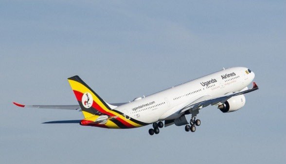 Ugandan Airlines Demo Flight To S.A Successfully Lands At Oliver Tambo