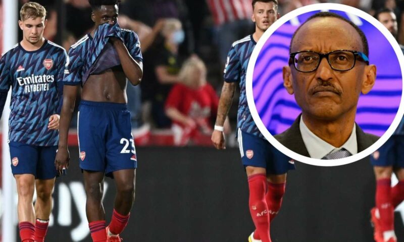 Rwanda’s Kagame Fumes After Arsenal Loses Opening Match To Newly Promoted Brentford