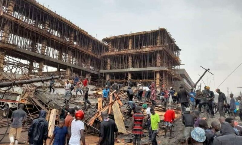 Four Storeyed Building Collapses In Kisenyi, Dozens Dead, Others Still Trapped In