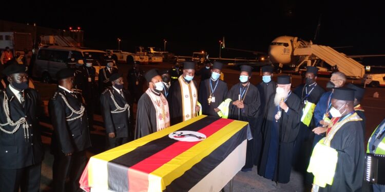 Body Of Metropolitan Jonah Lwanga Arrives In Uganda For Burial
