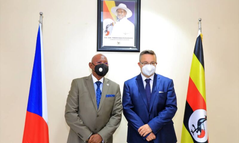 Uganda’s Minister Odongo Meets Czech Republic’s Tlapa, Vows To Strengthen Bilateral Cooperation