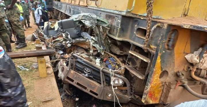 Terrible Accident: Two UPDF Officers Ram Into Train Fleeing After Knocking Three Dead