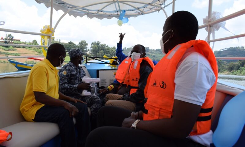 URA, Partners Bail Out Bwama School Children With Motorboat & Life Jackets