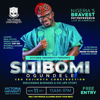 Warm Up For Biggest Lecturer: Victoria University Hosts Nigeria’s Youngest Billionaire Sijibomi