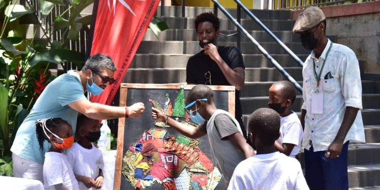 Youthful Tycoon Rajiv Ruparelia Boosts Sankara Foundation Children’s Talent By Buying Art Piece At $1000