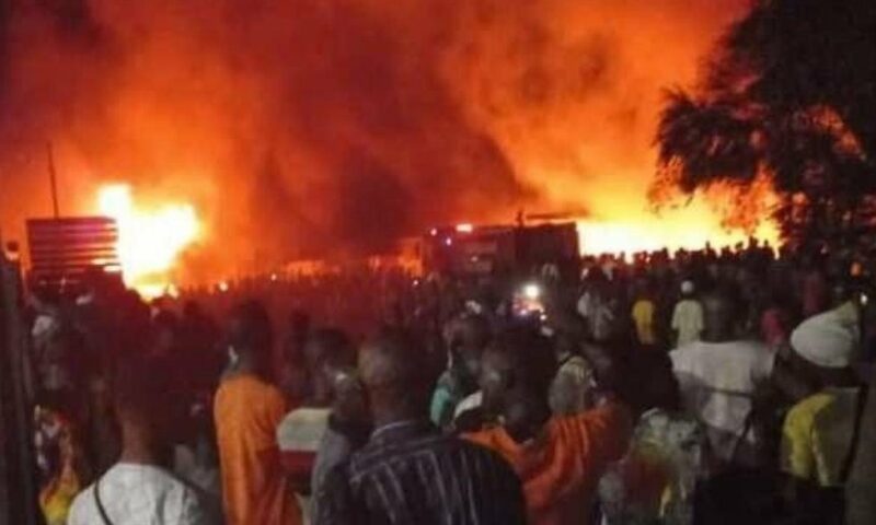 Sad: Over 90 Burnt To Ash After Fuel Tank Explosion In Sierra Leone
