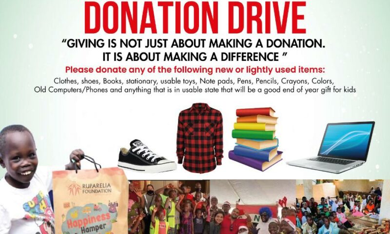 Big Hearted Ruparelia Foundation Announces End Of Year Donation Drive Targeting Vulnerables