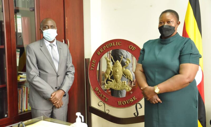 State House Anti-Corruption Unit Boss Pays Courtesy Visit To Minister For Presidency Babalanda