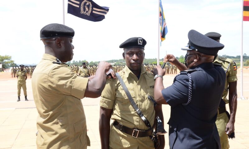 IGP Promotes 198 Officers After 6months Basic Course At Kabalye