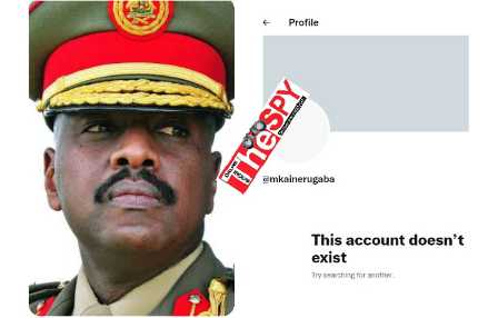 Just In: Twitter ‘Shots’ Down Gen Muhoozi Kainerugaba’s Account