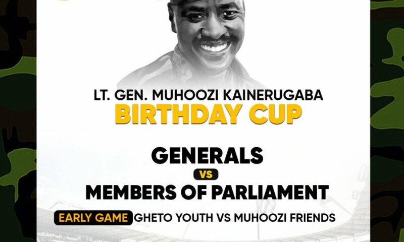 Parliament, UPDF Top Bosses Agree To Have Friendly Match In Honor Of Muhoozi’s Birthday