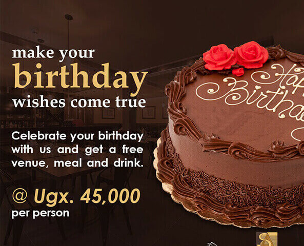 Celebrate Your Birthday With Us & Get Free Venue, Meal & Drinks: Says Speke Apartments Kitante