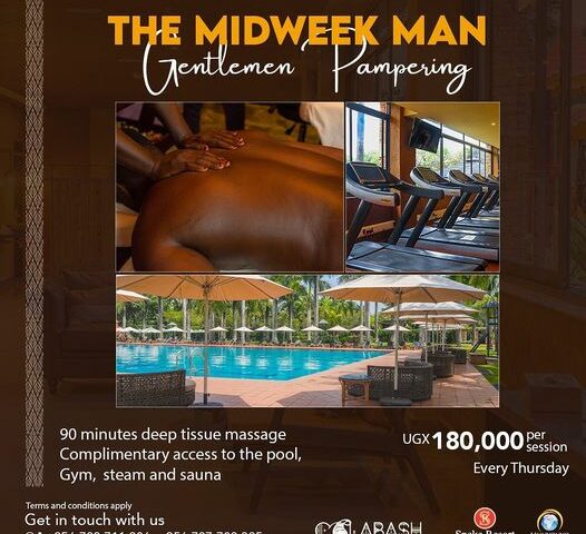 Big Offer: Speke Resort Munyonyo Fronts Gentleman Pampering At UGX180000