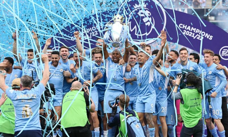 Man City Crowned 2021/22 Premier League Champions, Holds Off Liverpool On Final Day