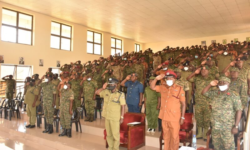 128 UPDF, Police & Prisons Officers Passed Out After Completion Of Ideological Development Course