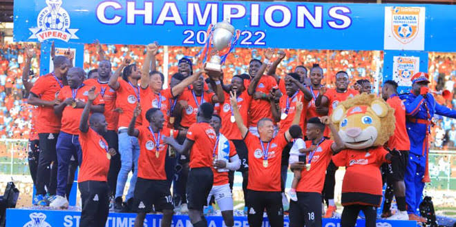 2021/22 Uganda Premier League Champions Vipers SC Crowned