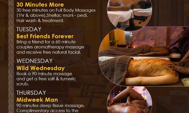 Weekly Promos Are Back: Speke Resort Munyonyo Says Pass By & Get Thrilling Massage At Friendly Rates