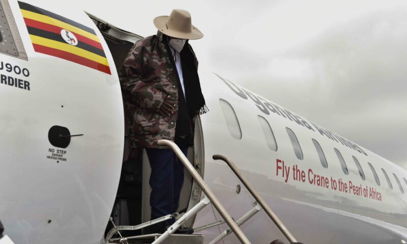 Museveni Lands In Kenya For EAC Meeting On DRC Crisis