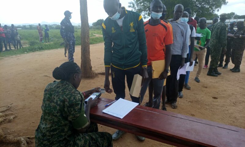 Average Turn Up In Kaabong As UPDF Kicks Off Recruitment Exercise