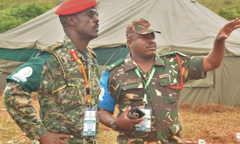 UPDF Leaders Visit Contingent Camps