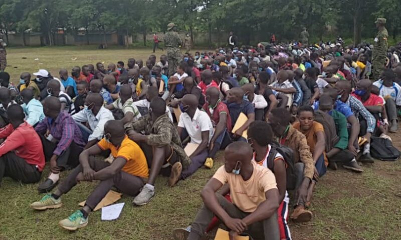 Moroto: Hundreds Of Youth Fill Boma For UPDF’s Recruitment Exercise