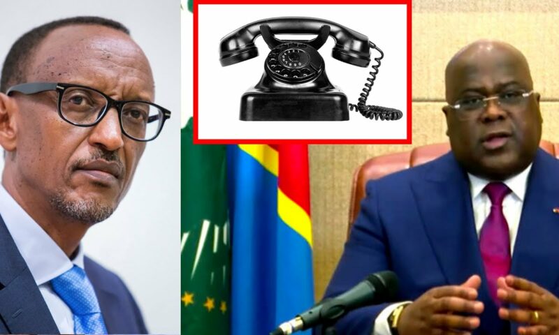 Rwanda President Kagame, DRC’s Tshisekedi Speak By Phone Amid High Tensions