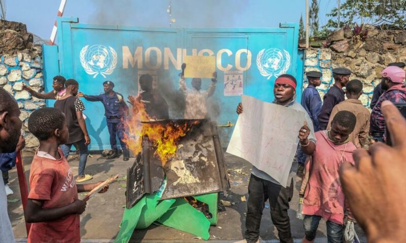 You’ve Looted Enough: Protesters In DRC Smash MONUSCO Headquarters, Demand UN Peacekeepers Immediate Departure