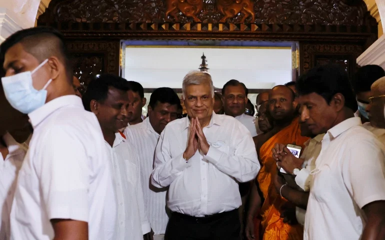 Ranil Wickremesinghe Sworn In As Sri Lankan President Amid Unrest