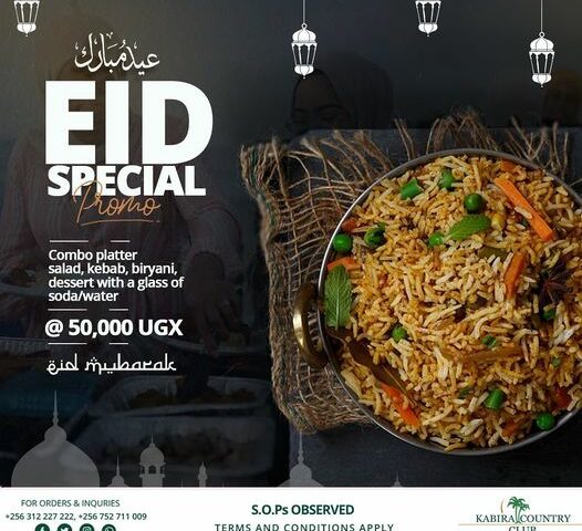 Kabira Country Club Announces Eid Special Promo, Tasty Eatables For Only UGX50k