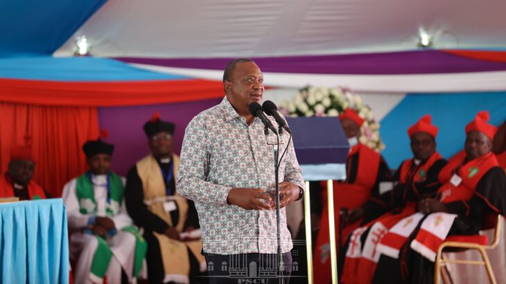 ‘Thanks For Supporting My Presidency, Now Welcome Others To Serve You’- Uhuru Happily Bids Farewell To State House Staff