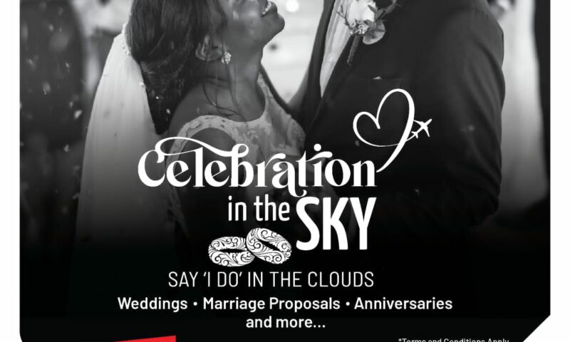 Say That Wedding Vow From The Skies Not On Land Like The Rest-Uganda Airlines Introduces Unique Wedding Venue!