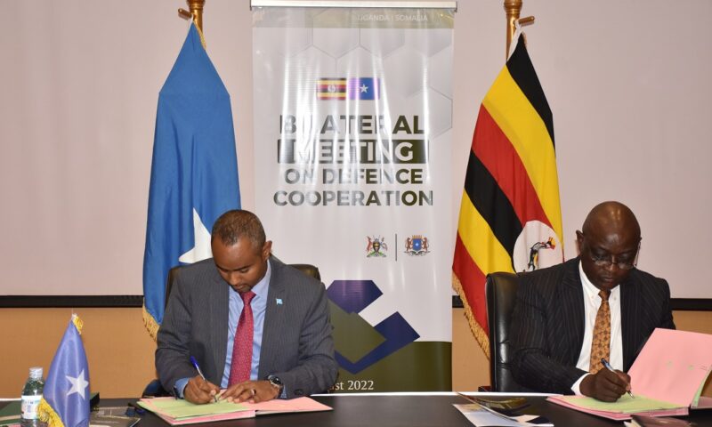 Uganda, Somalia Finally Seal MoU On Defence Cooperation