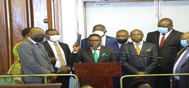 Norbert Mao, Ariko Take Oath Of Members Of Parliament Respectively