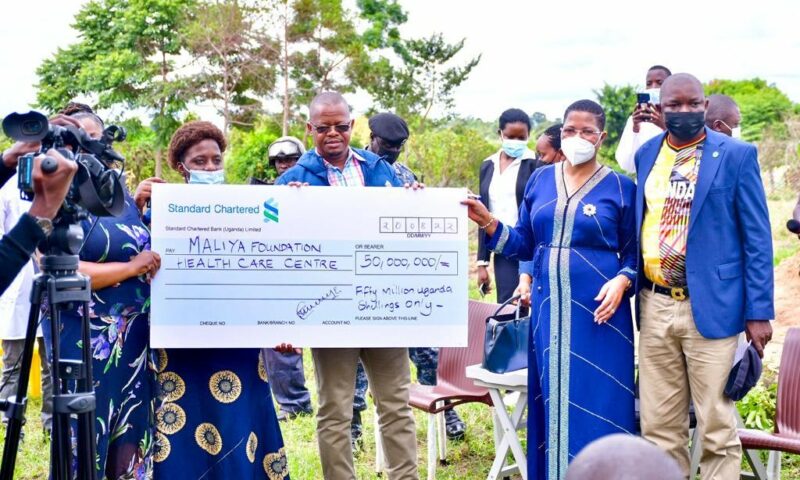 Speaker Anita Among Donates UGX 50 Million For Construction Of Buyende Maternity Ward